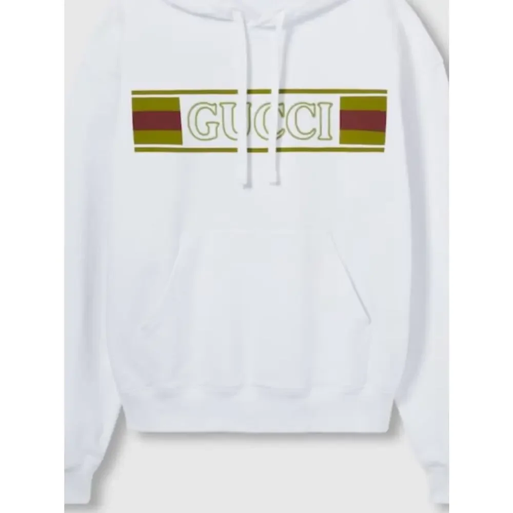 Men's Gucci, embroidered cotton hoodie, size XXL made in Italy